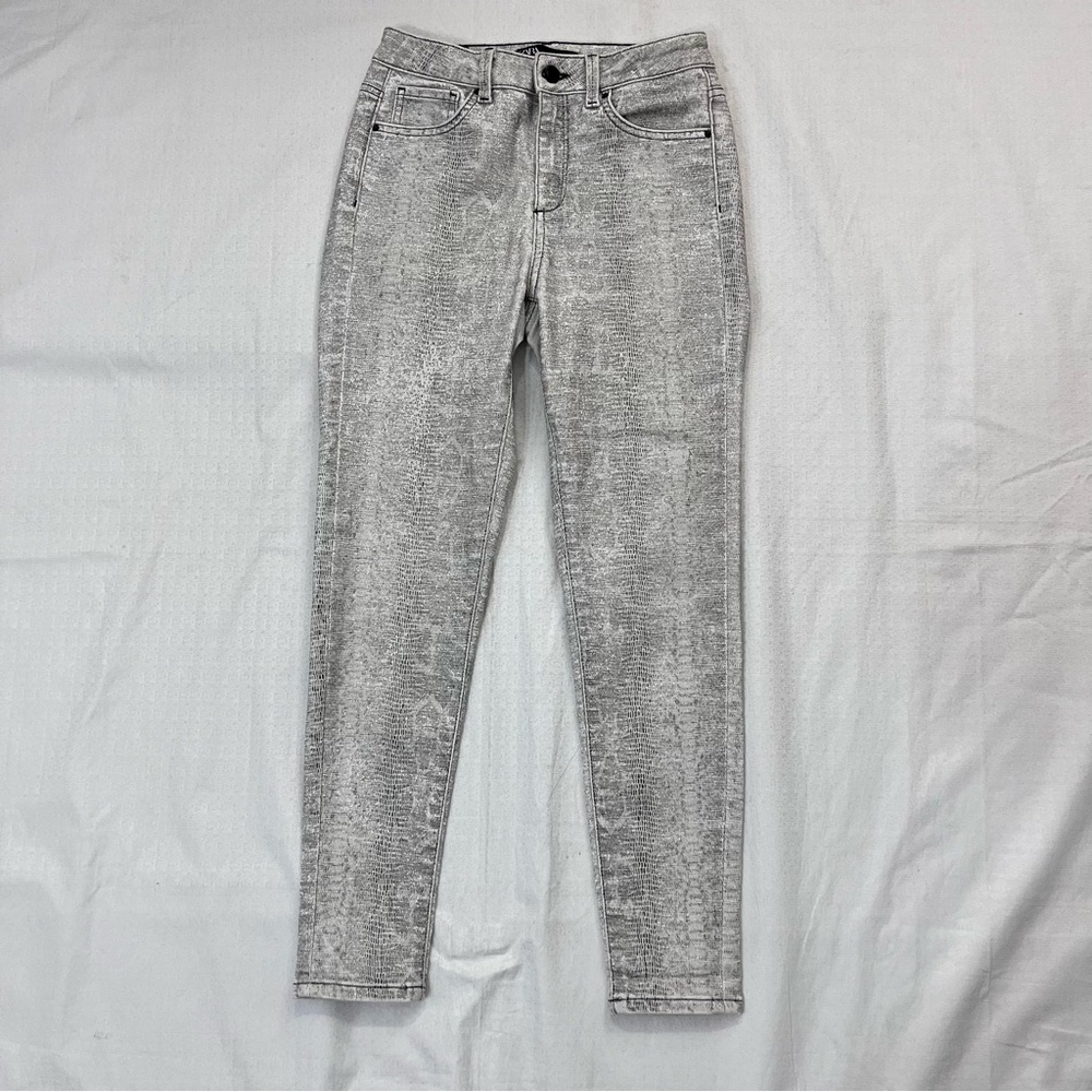 Zara Women's Light Gray Skinny Jeans